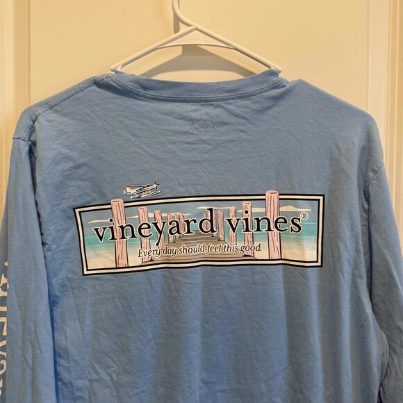 Vineyard Vines Men's Long Sleeve Pocket T-Shirt, Size Small - Picture 4 of 4